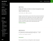 Tablet Screenshot of blog.joaomorais.com.br